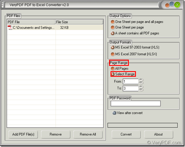 convert xls file to pdf